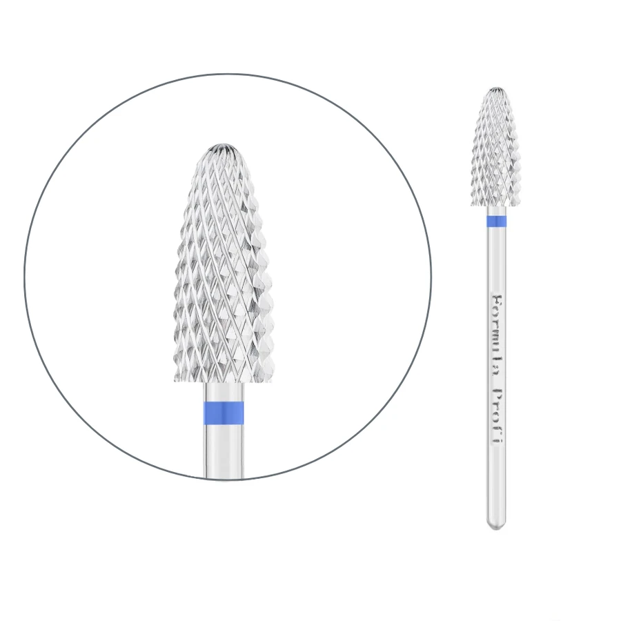 Фреза твердосплавна кукурудза конусна Formula Profi Carbide Nozzle 100-1003 синя, середня жорсткість