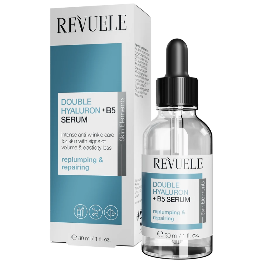 Сироватка для обличчя Revuele Double Hyaluron + B5 Face Serum Подвійний гіалурон + В5 30 мл