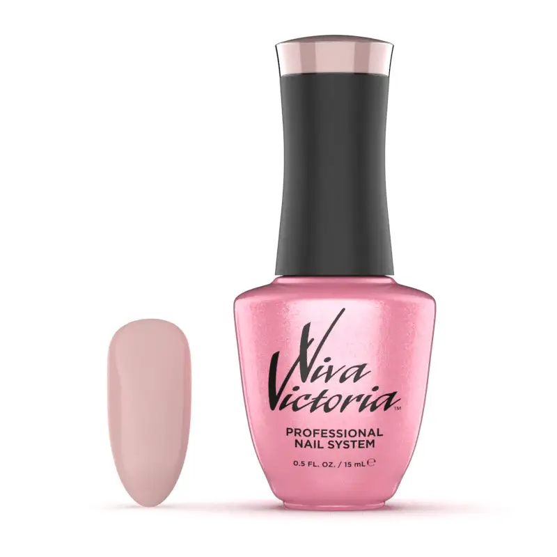 Гель-лак Viva Victoria Gel Polish Sakura-017 напівпрозорий ніжно-рожевий, емаль 15 мл