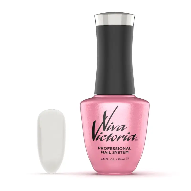 Гель-лак Viva Victoria Gel Polish Assorti-015 напівпрозорий молочно-білий, емаль 15 мл