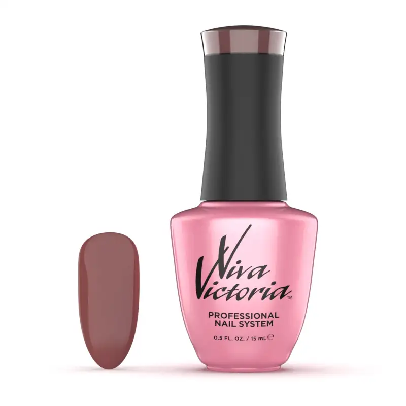 Гель-лак Viva Victoria Gel Polish Assorti-054 темно-рожевий, емаль 15 мл