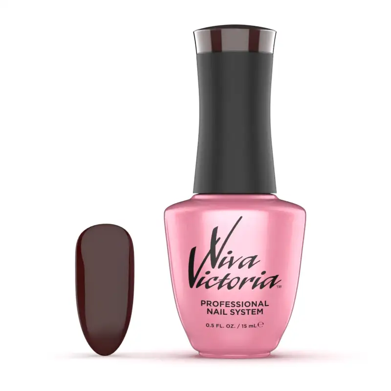 Гель-лак Viva Victoria Gel Polish Assorti-114 бордово-вишневий, емаль 15 мл