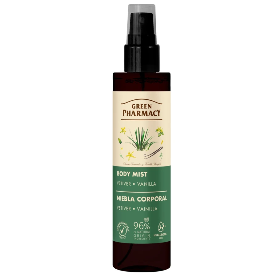Міст для тіла Green Pharmacy Body Mist Vetiver & Vanilla Ветівер і ваніль 150 мл