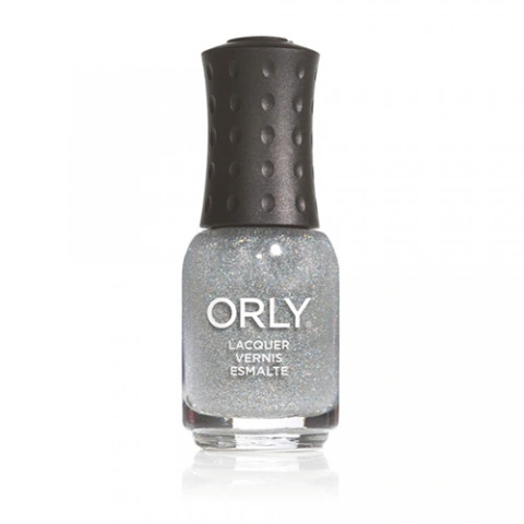 Лак ORLY Prisma Gloss Silver дрібні сріблясті блискітки, прозорий 15 мл