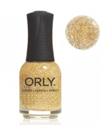 Лак ORLY Prisma Gloss Gold дрібні золотаві блискітки, прозорий 15 мл
