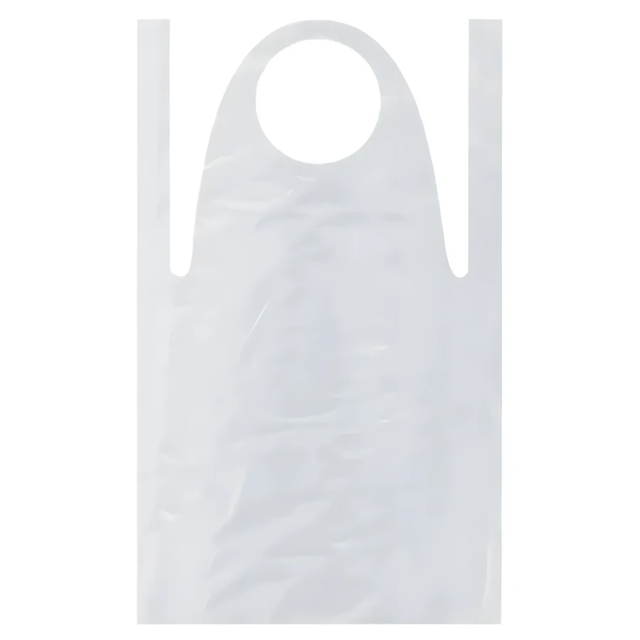 Одноразовий поліетиленовий фартух Timpa Disposable Polyethylene Apron 80х135 см 100 шт