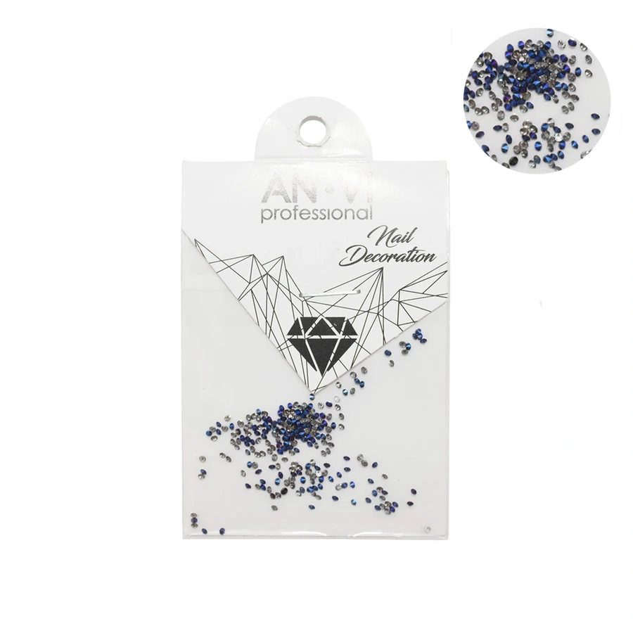 Камінці сваровскі "Піксі" ANVI Swarovski PIXI Stones №3 Blue синій 200 шт