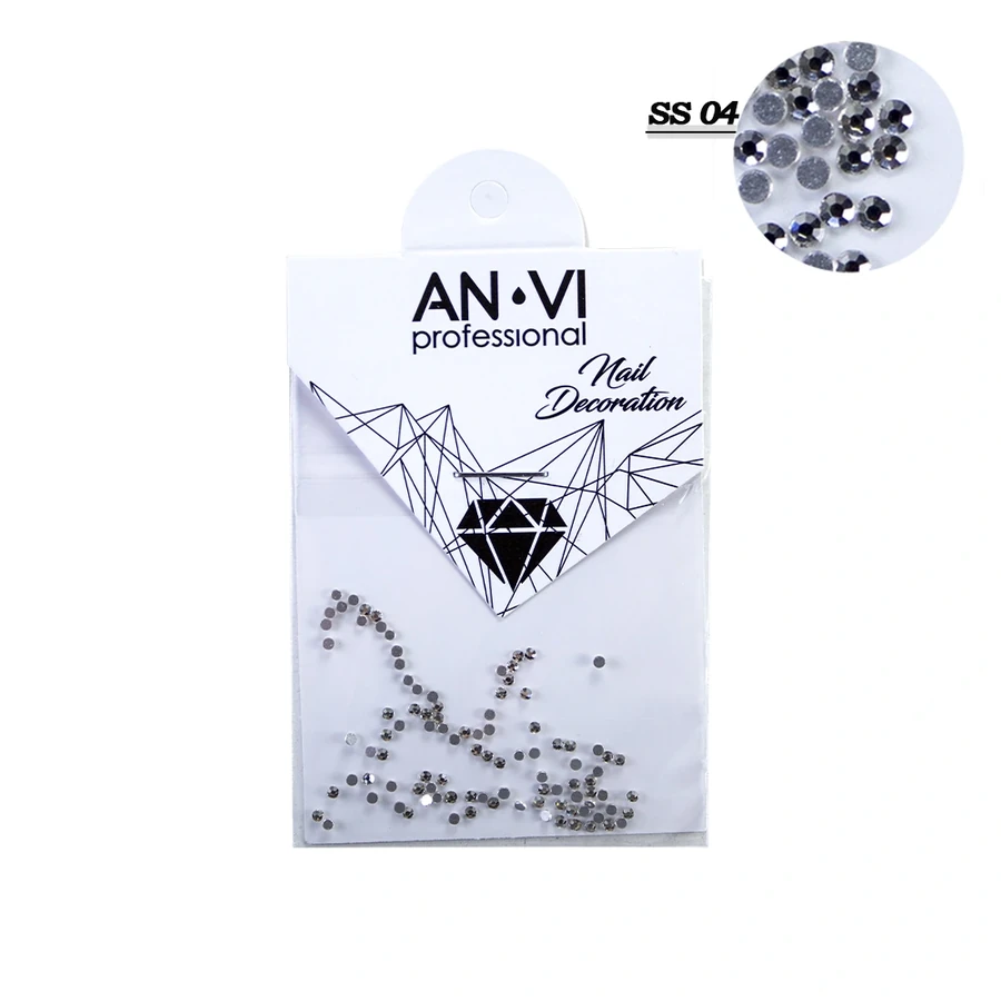 Камінці сваровських "Кристал піксі" ANVI Rhinestones Swarovski Crystal Pixie SS04 прозорі 100 шт