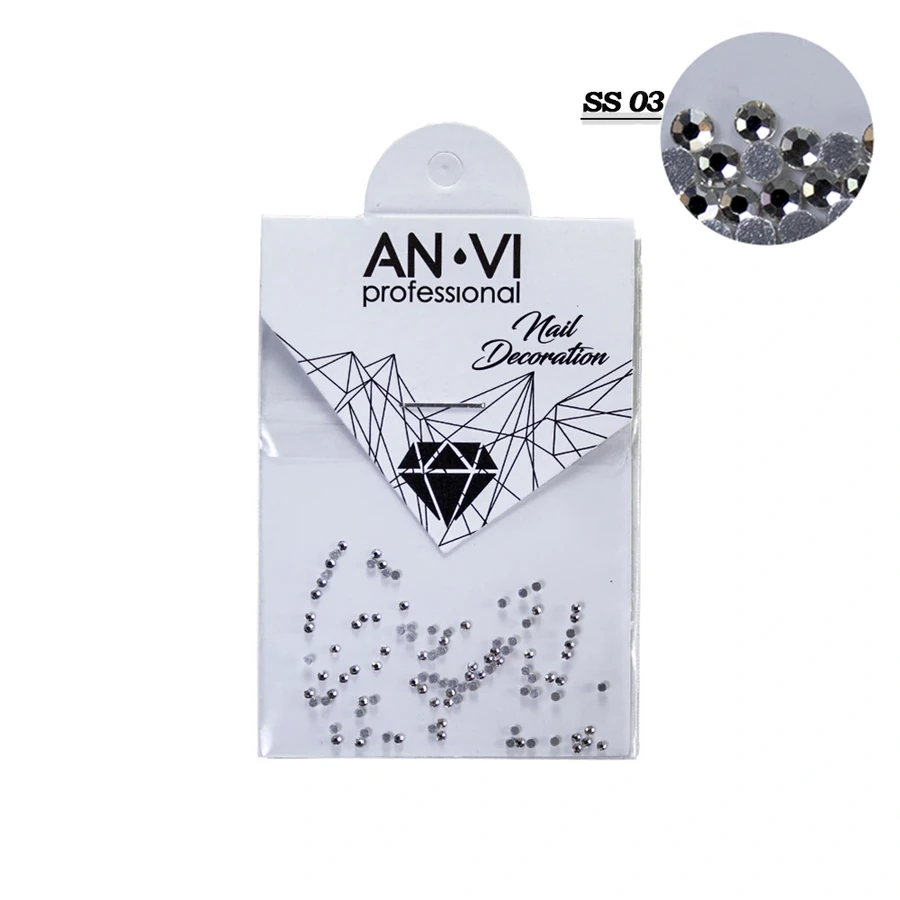 Камінці сваровських "Кристал піксі" ANVI Rhinestones Swarovski Crystal Pixie SS03 хамелеон 100 шт