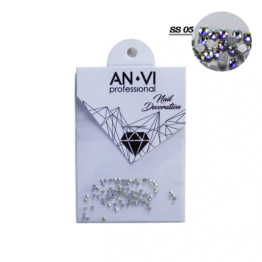 Камінці сваровських "Кристал піксі" ANVI Rhinestones Swarovski Crystal Pixie SS05 хамелеон 100 шт