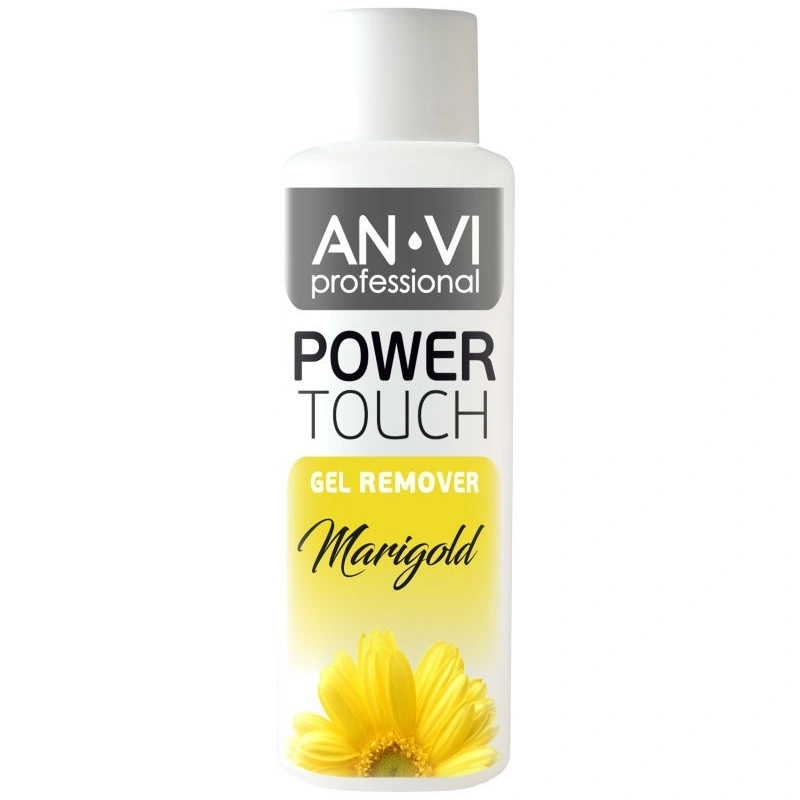 Засіб для зняття гель-лаку та акрилу ANVI Power Touch Gel Remover Marigold календула 100 мл