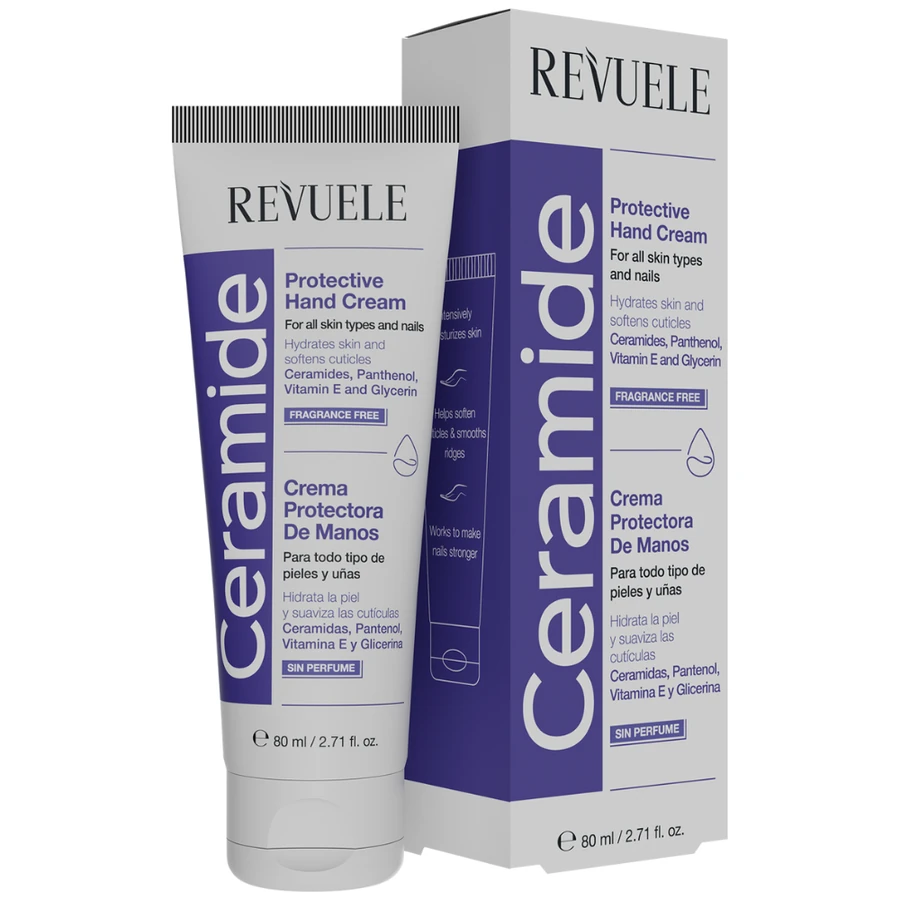 Захисний крем для рук Revuele Ceramide Protective Hand Cream 80 мл