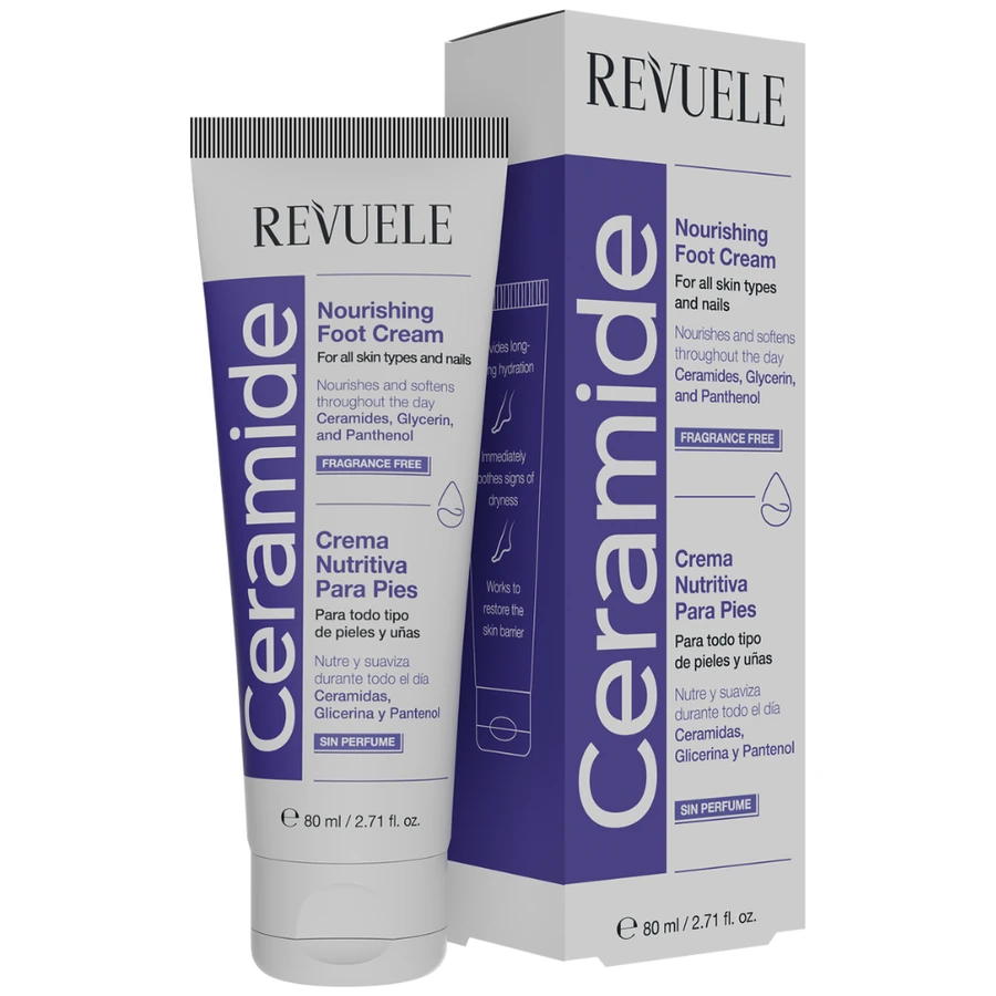 Живильний крем для ніг Revuele Ceramide Nourishing Foot Cream 80 мл