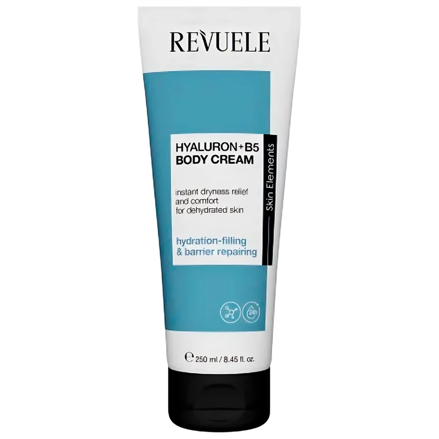 Крем для тіла інтенсивно зволожуючий Revuele Double Hyaluron + B5 Body Cream Гіалурон + вітамін B5 250 мл
