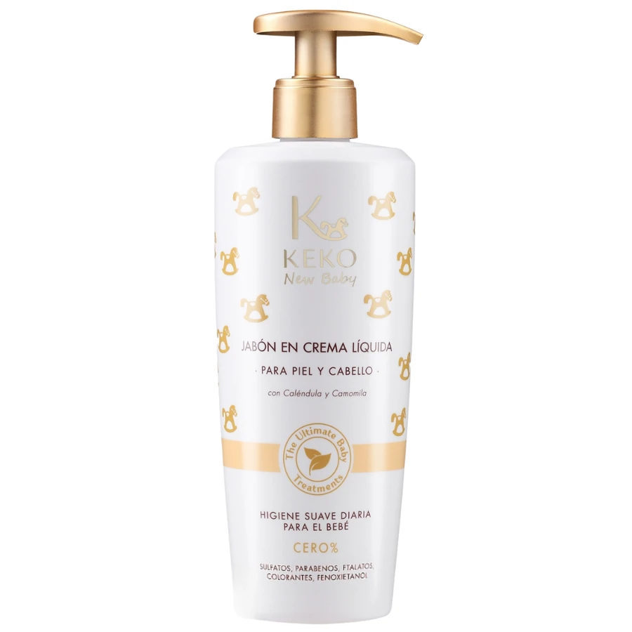 Дитяче рідке крем-мило KEKO New Baby The Ultimate Baby Treatments Liquid Cream Soap 500 мл