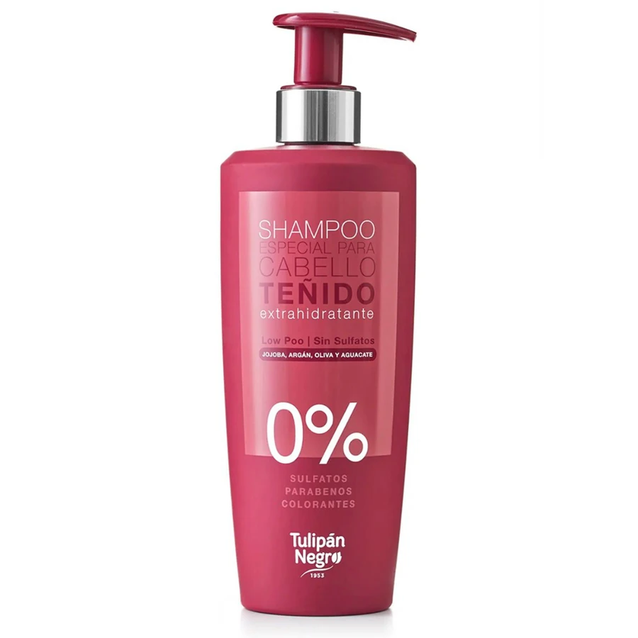 Шампунь безсульфатний для фарбованого волосся Tulipan Negro LOW POO Sulfate Free Shampoo 500 мл