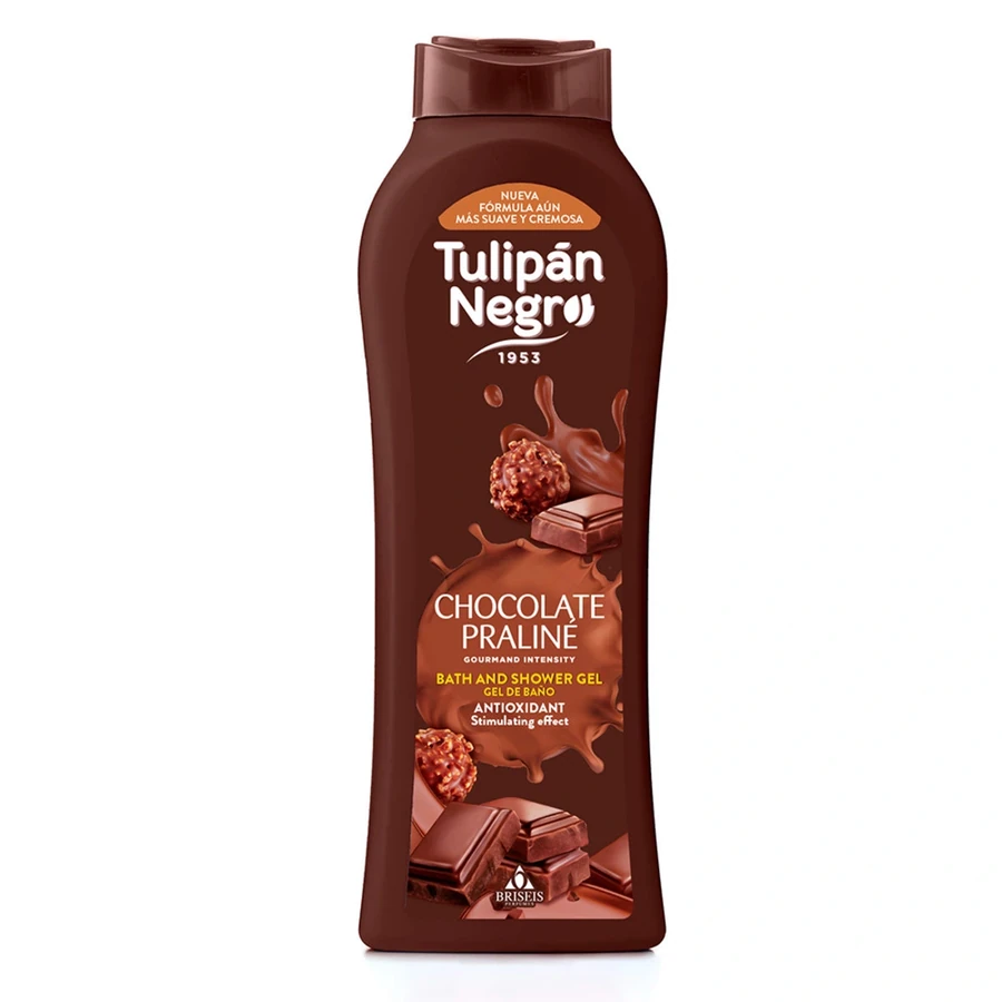 Гель для душу для чоловіків Tulipan Negro Shower Gel for Men Chocolate Praline Шоколадне праліне 650 мл