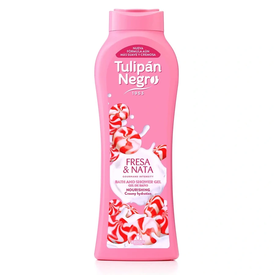 Гель для душу Tulipan Negro Shower Gel Strawberry Cream Полуничний крем 650 мл