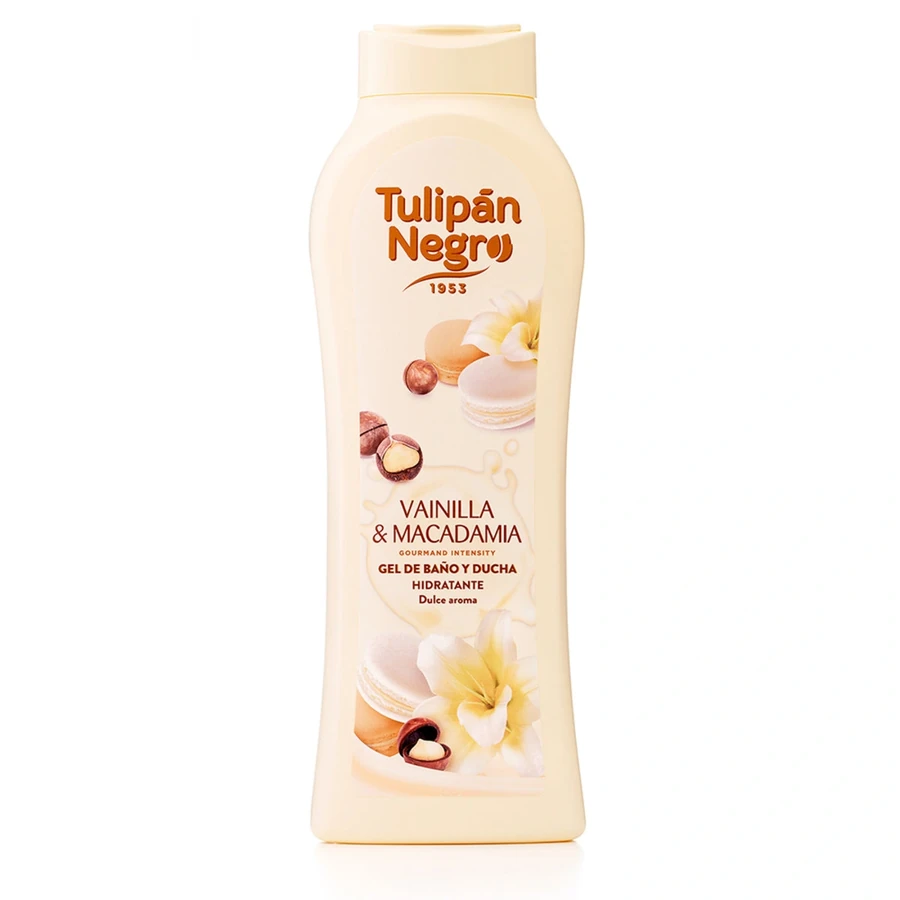 Гель для душу Tulipan Negro Shower Gel Vanilla & Macadamia Ваніль та макадамія 650 мл
