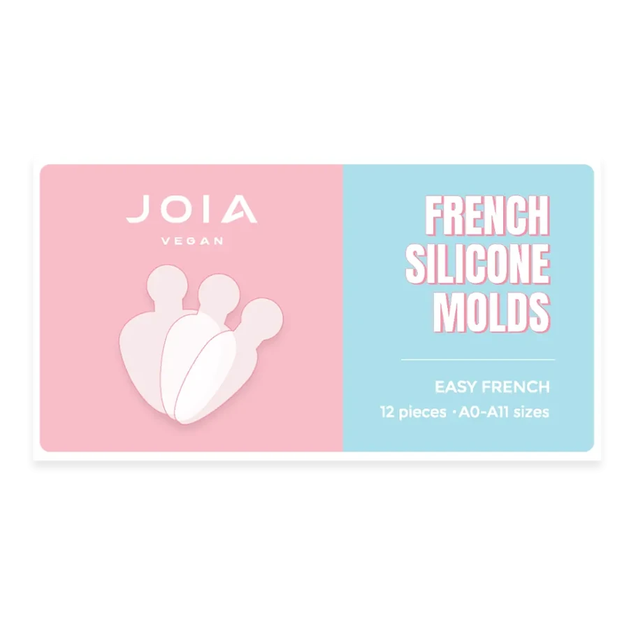 Силіконові молди-трафарети для френчу JOIA vegan French Silicone Molds 12 шт