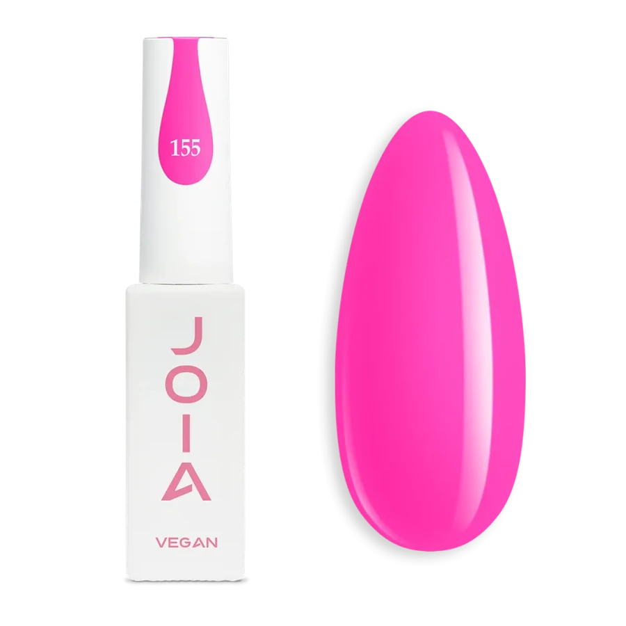 Гель-лак JOIA Vegan 155 малиновий, емаль 6 мл