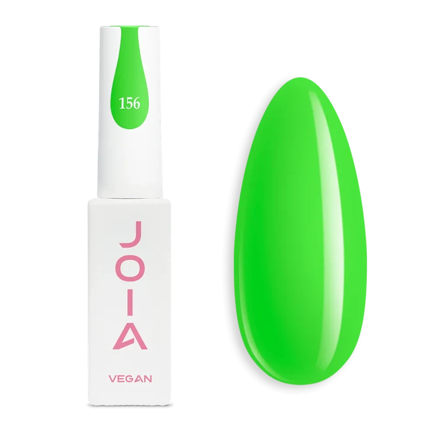 Гель-лак JOIA Vegan 156 салатовий, емаль 6 мл