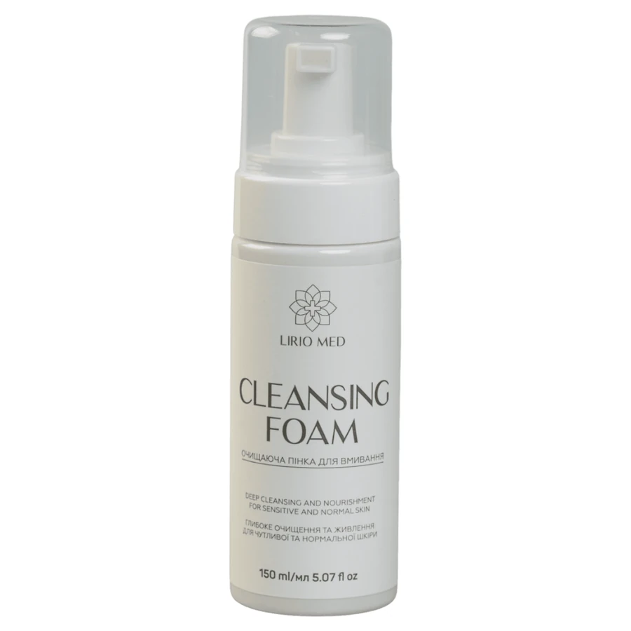 Очищаюча пінка для вмивання Lirio Med Cleansing Foam 150 мл