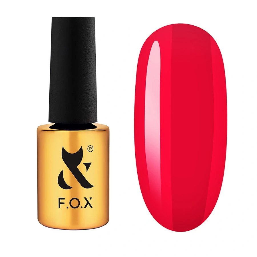 Гель-лак FOX Lipstick Collection 001 Coral Magic ніжний кораловий з легким помаранчевим підтоном, емаль 7 мл