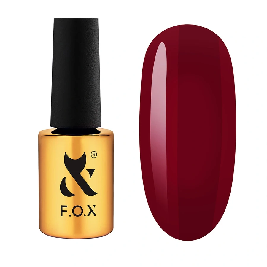 Гель-лак FOX Lipstick Collection 009 Velvet Berry глибокий ягідний, емаль 7 мл