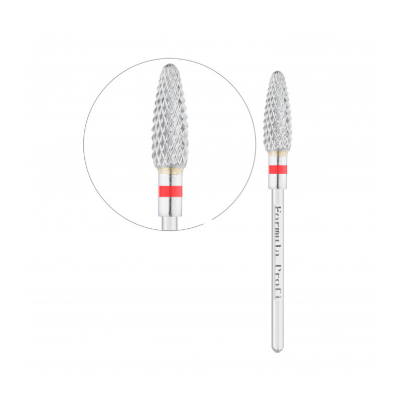 Фреза твердосплавна кукурудза міні Formula Profi Carbide Nozzle 100-1048 червона, м&rsquo;який абразив