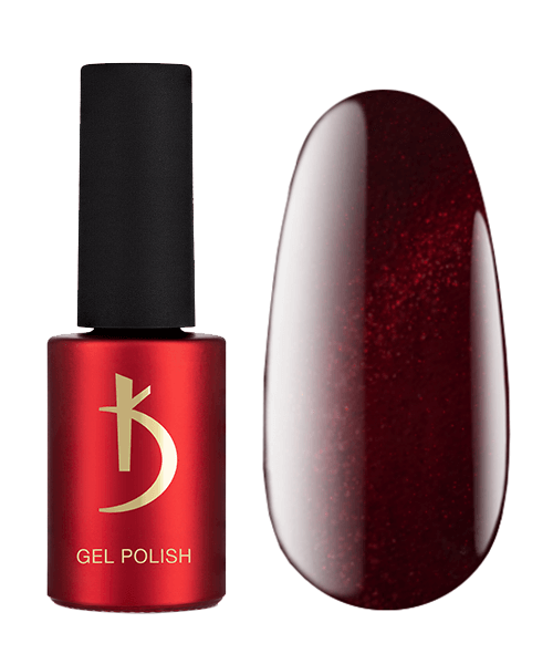 Гель-лак Kodi Gel Polish CS26 приглушений темний винний з гранатовим шиммером, магнітний 7 мл