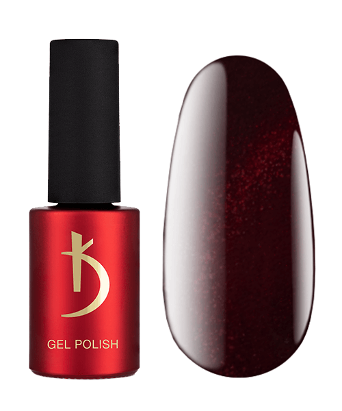 Гель-лак Kodi Gel Polish CS27 насичений вишнево-чорний із переливом, магнітний 7 мл