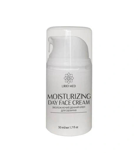 Денний крем для зволоження шкіри обличчя Lirio Med Moisturizing Day Face Cream 50 мл