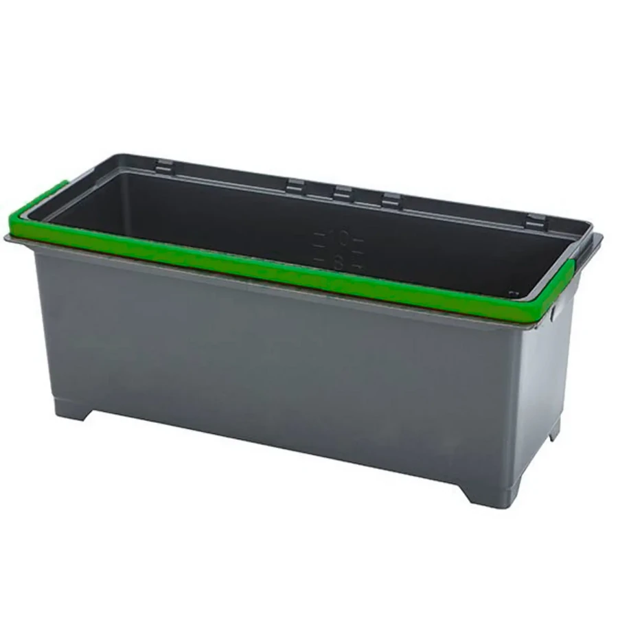 Контейнер пластиковий з зеленою ручкою VERMOP Equipe Box 10 л