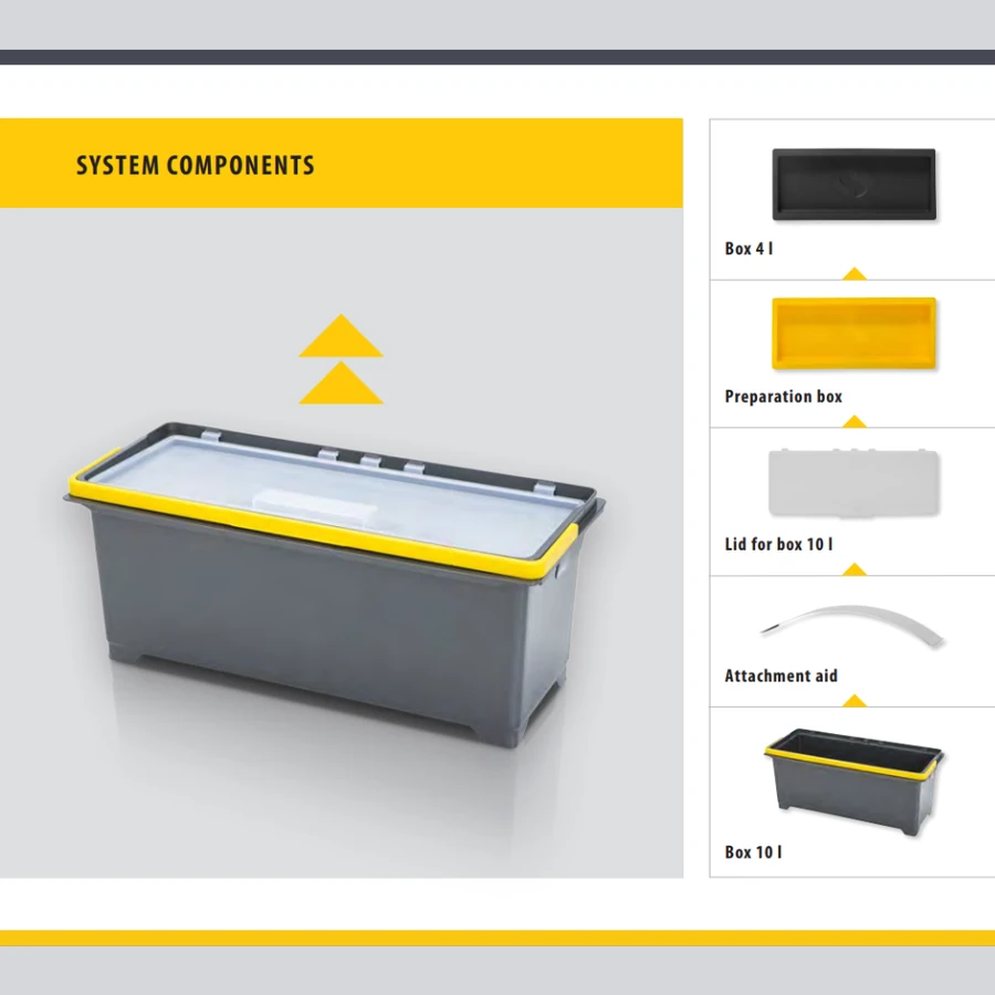 Кришка для контейнера 10 л VERMOP Lid for Equipe 10 л