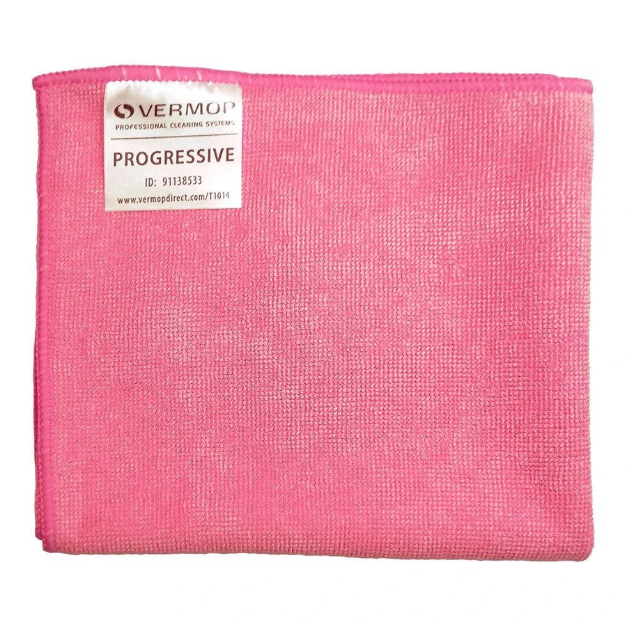 Серветка з мікрофібри VERMOP Progressiv Microfibre Cloth Red 35*40 см червоний/рожевий
