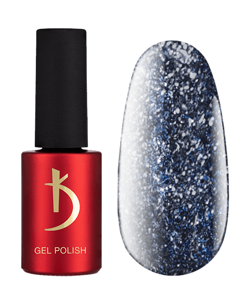Гель-лак Kodi Gel Polish GL07 темний синьо-чорний, з шиммером 7 мл