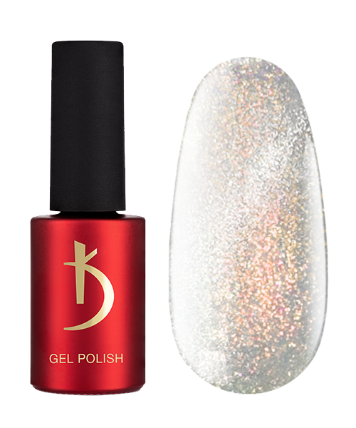 Гель-лак Kodi Gel Polish GG02 сріблястий з м&rsquo;яким голографічним сяйвом, магнітний 7 мл
