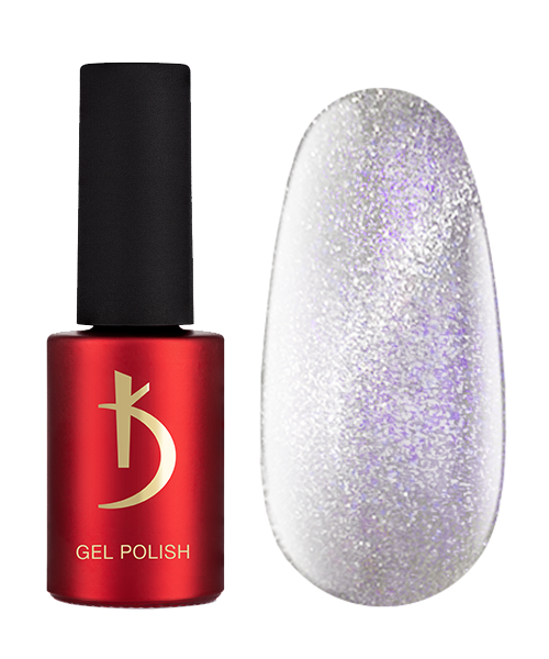 Гель-лак Kodi Gel Polish GG03 сріблястий з фіолетовими та зеленими переливами, магнітний 7 мл