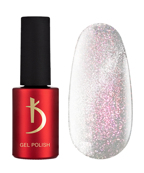 Гель-лак Kodi Gel Polish GG05 ніжно-рожевий голографічний блиск, магнітний 7 мл