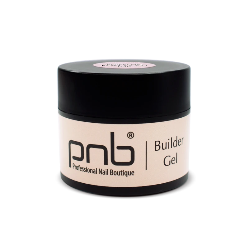 Гель для моделювання PNB Builder Gel 020 Rosy Gold молочно-рожевий, з золотими блискітками 15 мл