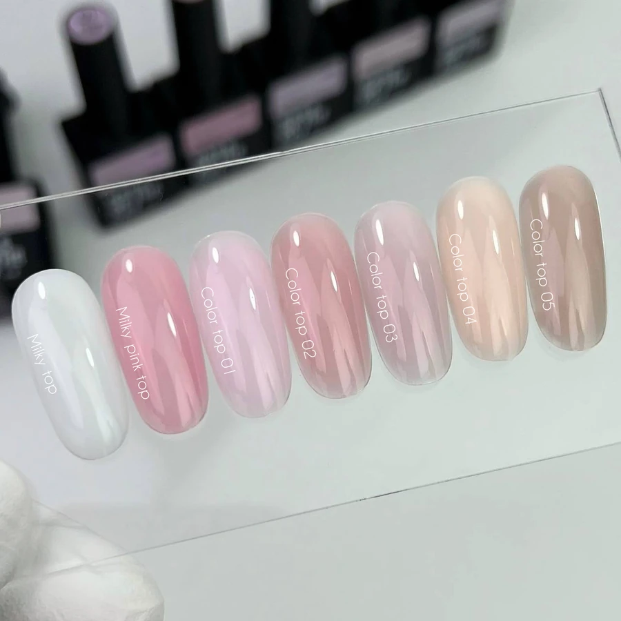 Камуфлюючий топ без липкого шару Nails Of The Day Color Top №03 пильно-рожевий 10 мл