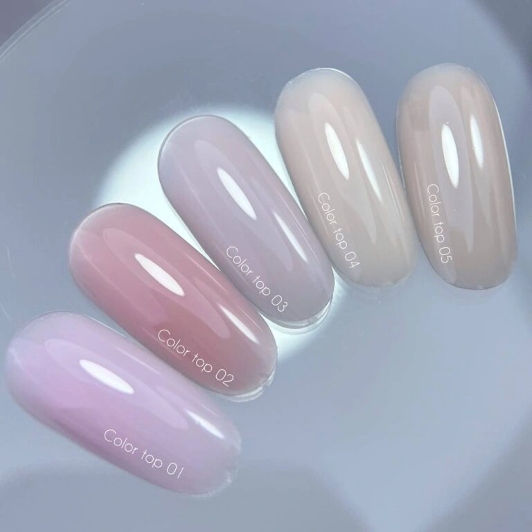 Камуфлюючий топ без липкого шару Nails Of The Day Color Top №05 коричневий нюд 10 мл