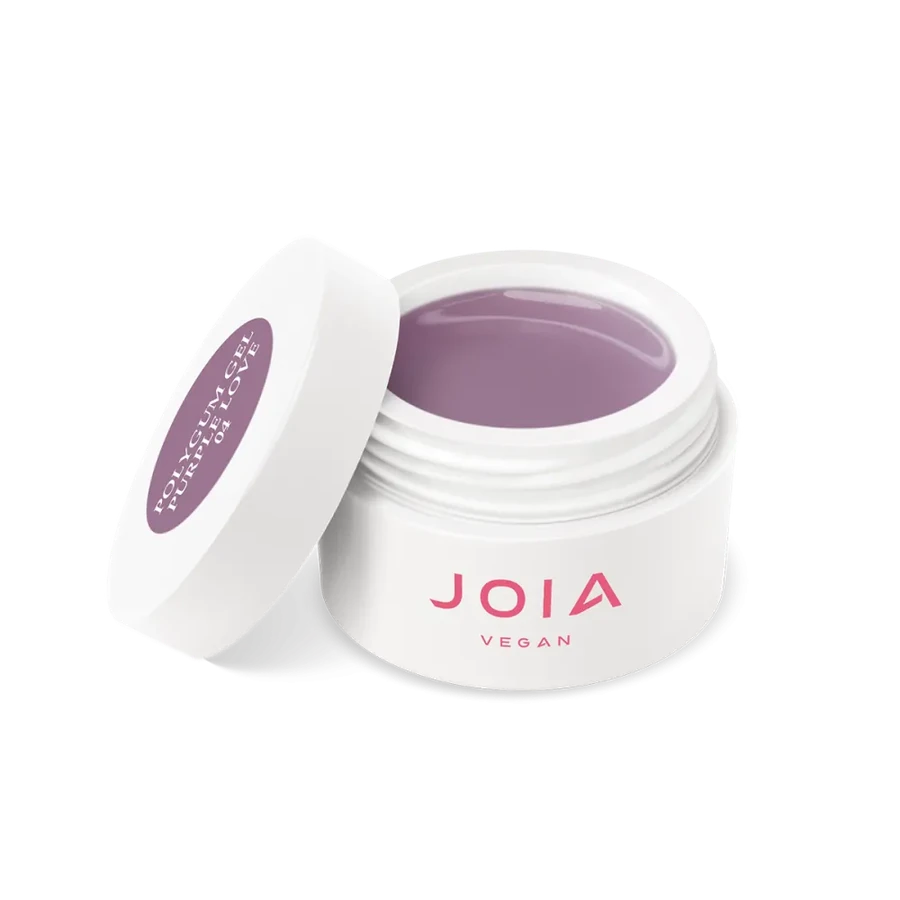 JOIA vegan Polygum Gel 04 Purple Love димчасто-пурпурний 15 мл