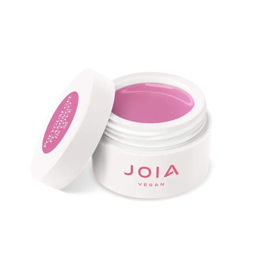 JOIA vegan Polygum Gel 05 Flamingo in Love рожева орхідея 15 мл