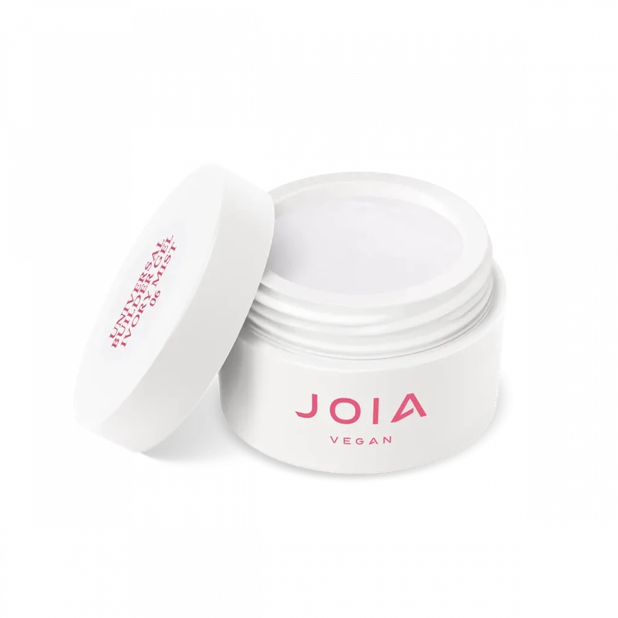 Універсальний моделюючий гель JOIA vegan Universal Builder Gel 06 Ivory Mist кремово-білий 15 мл