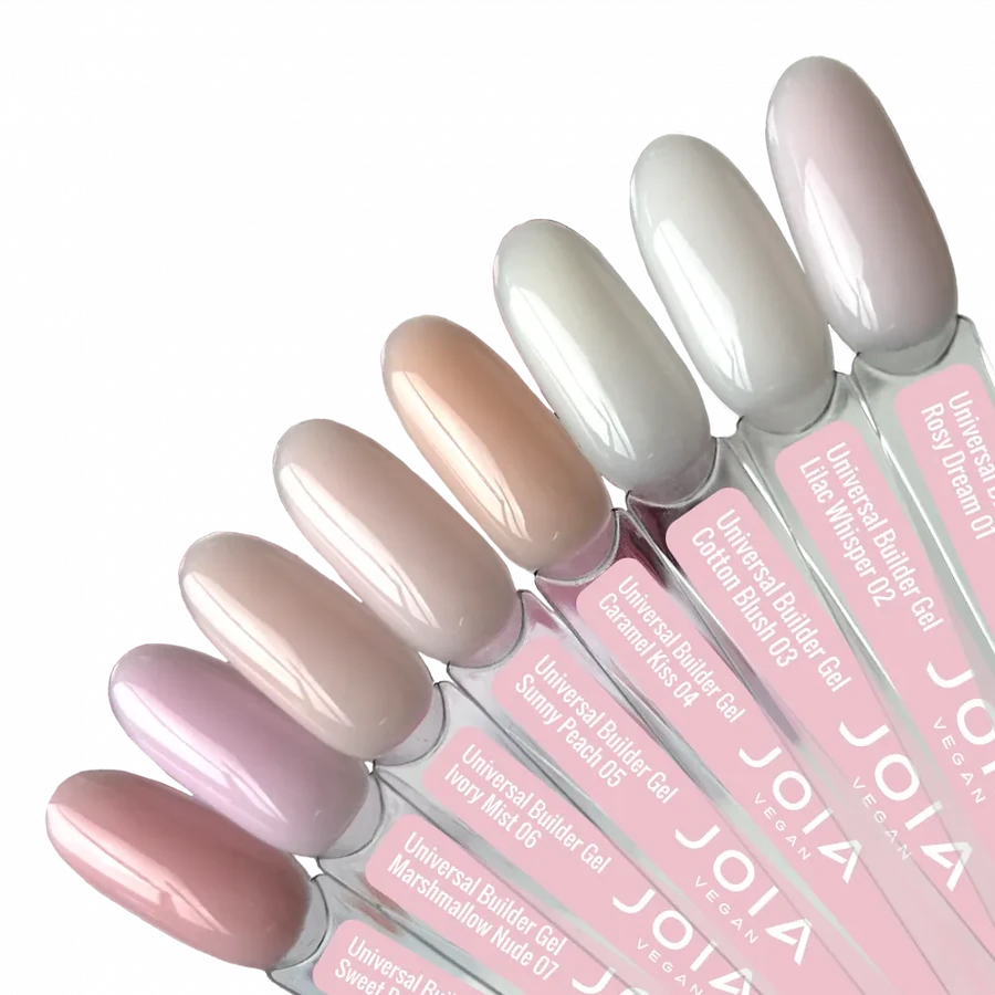 Універсальний моделюючий гель JOIA vegan Universal Builder Gel 06 Ivory Mist кремово-білий 15 мл