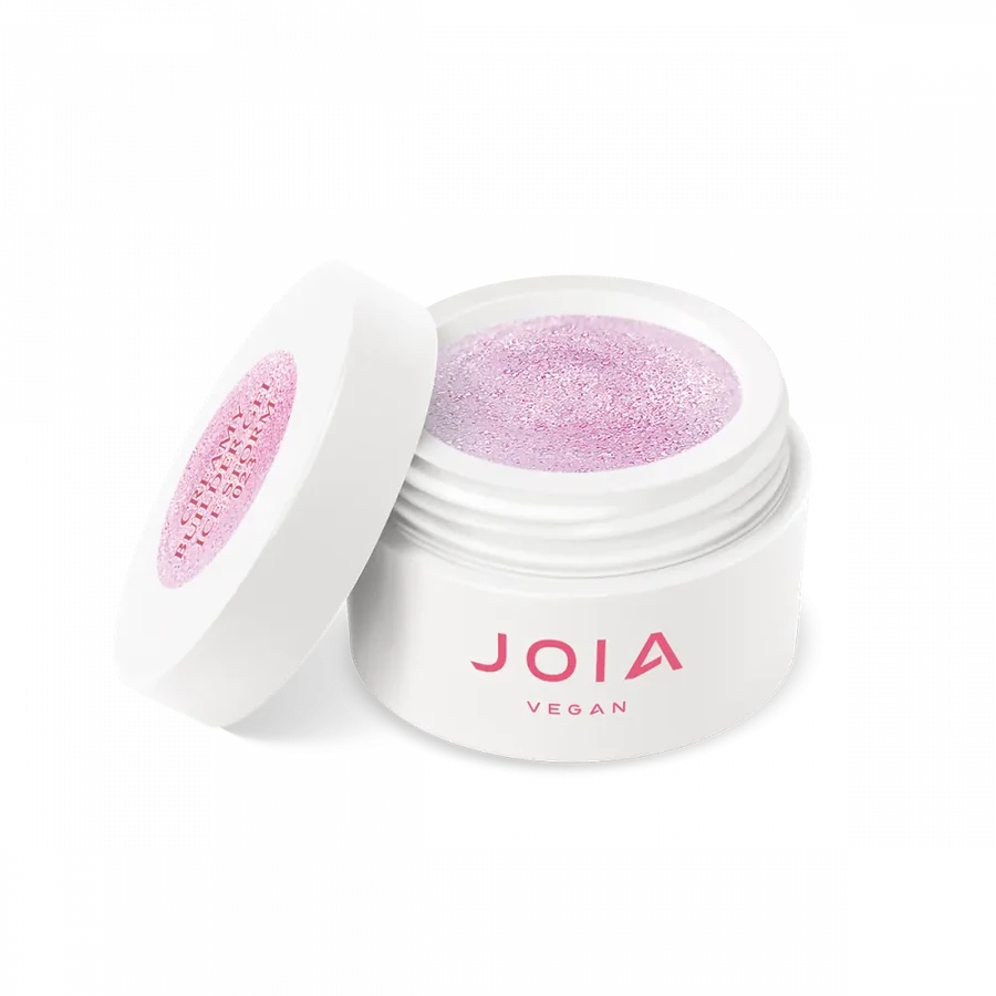Моделюючий гель JOIA vegan Creamy Builder Gel 023 Ice Storm кришталево-фіолетовий, з переливами 15 мл