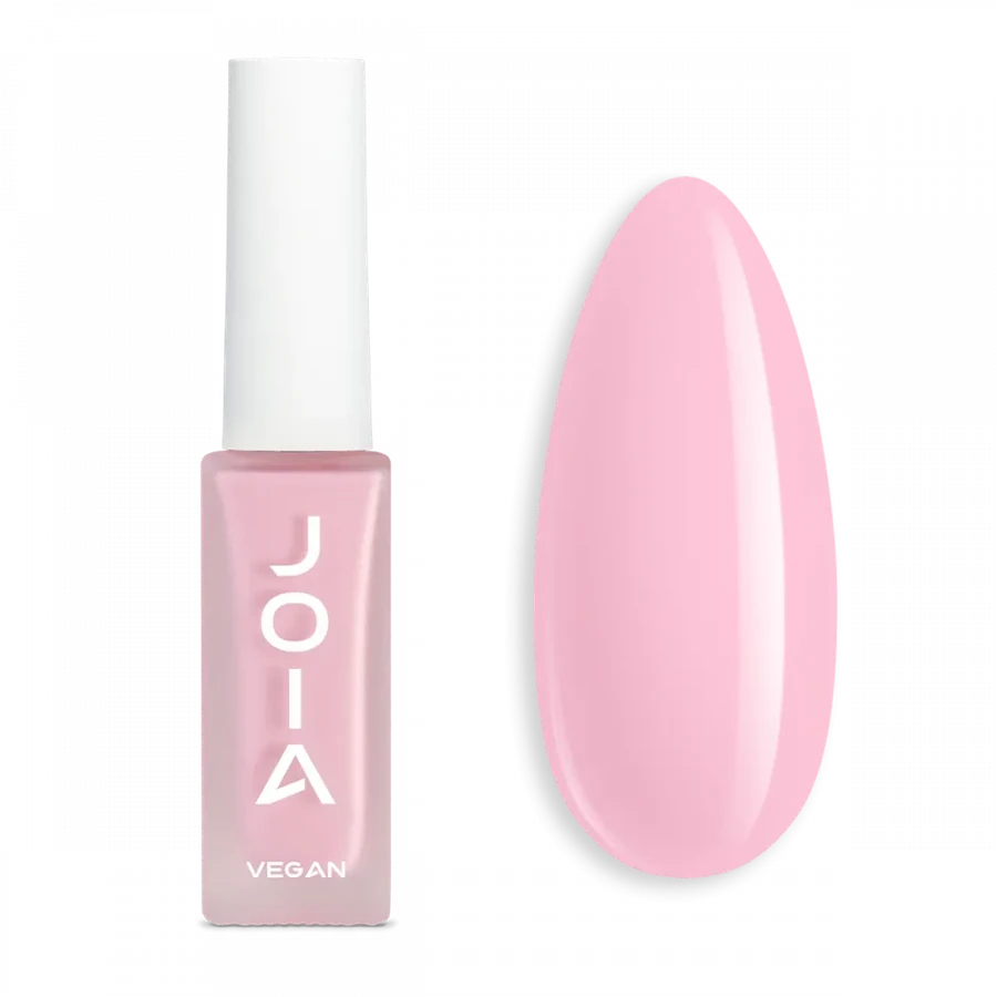 Лак для нігтів JOIA vegan Nail Сare Polish 4in1 №02 Baby Pink ніжний світло-рожевий 8 мл