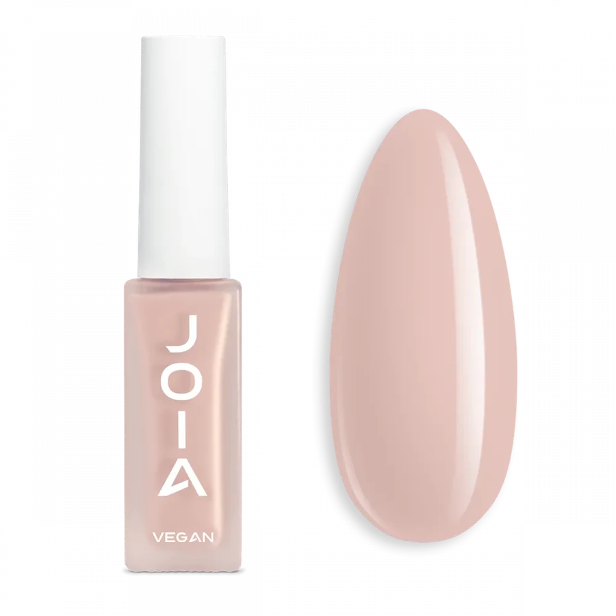 Лак для нігтів JOIA vegan Nail Сare Polish 4in1 №03 Caramel Veil ніжний світло-бежевий 8 мл